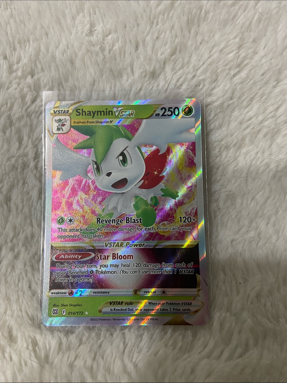 Shaymin VSTAR (#014/172) Pokémon Sword & Shield: Brilliant Stars expansion